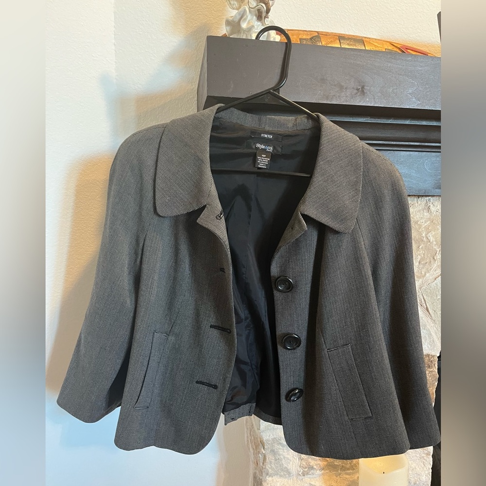 Black Half Sleeve Jacket